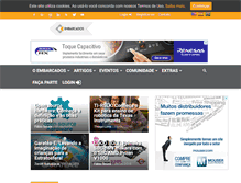 Tablet Screenshot of embarcados.com.br